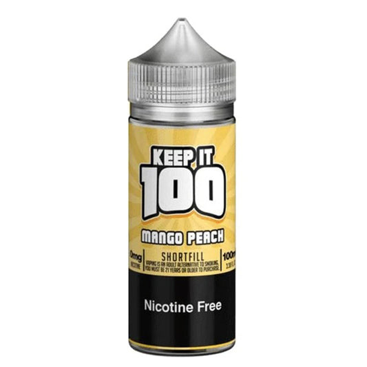 Mango Peach by Keep It 100 Tobacco-Free Nicotine Series 100mL bottle
