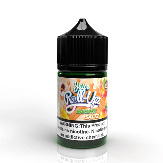 Mango Peach by Juice Roll Upz Saltz Series E-Liquid 30mL (Salt Nic) bottle
