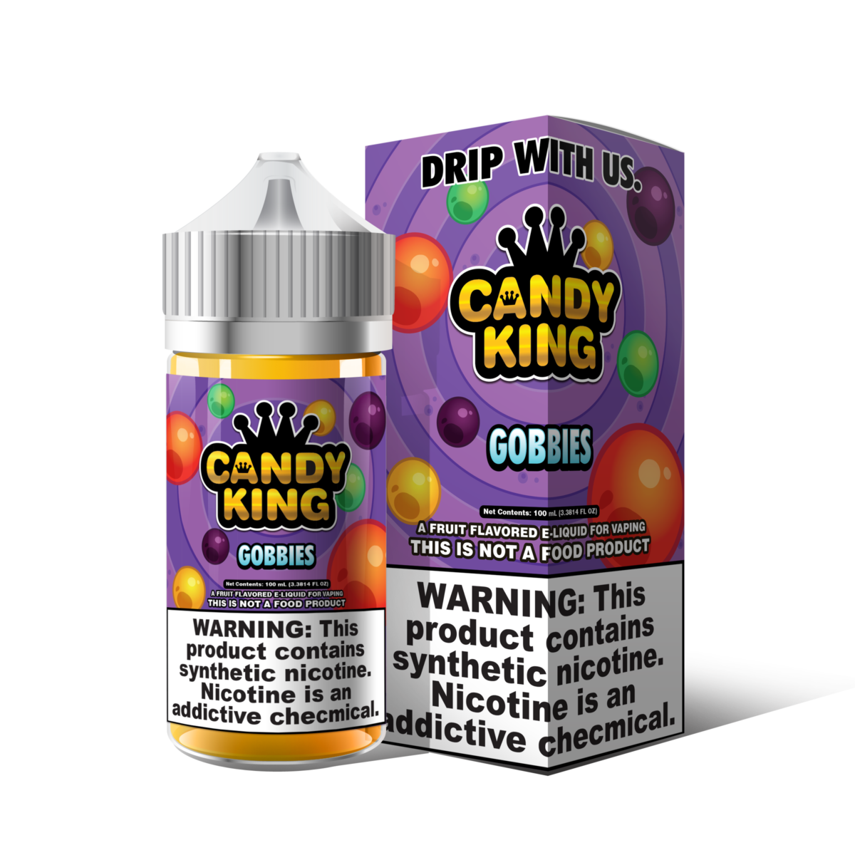 Gobbies by Candy King Series 100mL with Packaging