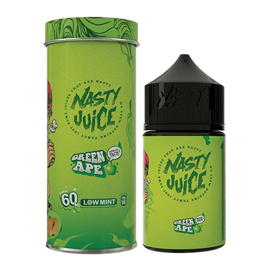 Green Apple by Nasty Juice E-Liquid 60mL (Freebase) with Packaging