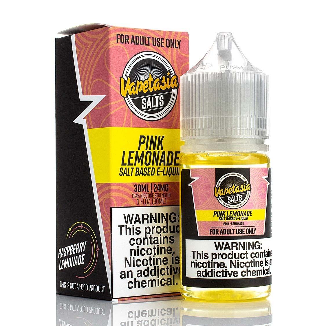 Pink Lemonade by Vapetasia Salts Series 30mL with packaging
