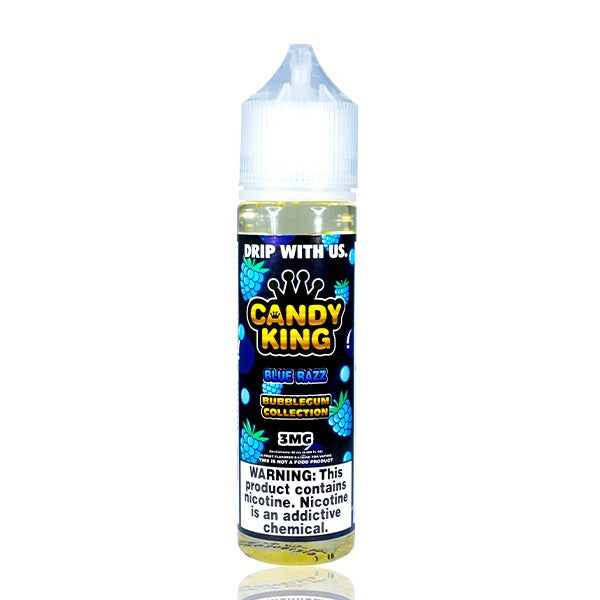 Blue Razz by Candy King Bubblegum Collection Series 120mL Bottle