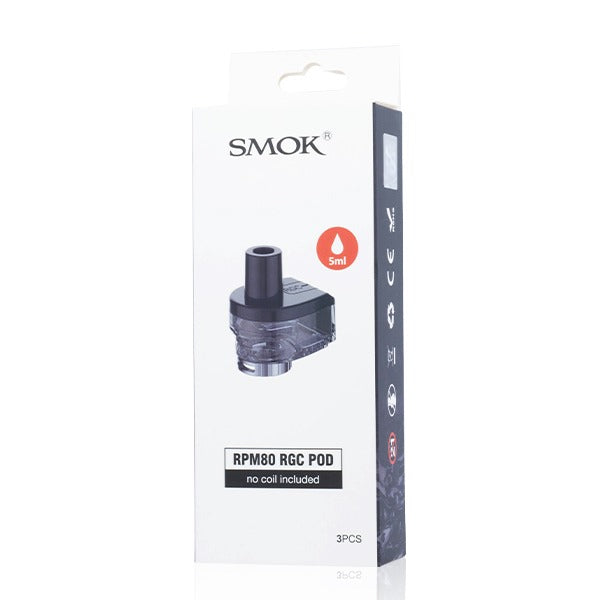 SMOK RPM80 Pods | 3-Pack | 2mL (EU-Edition) Rgc packaging