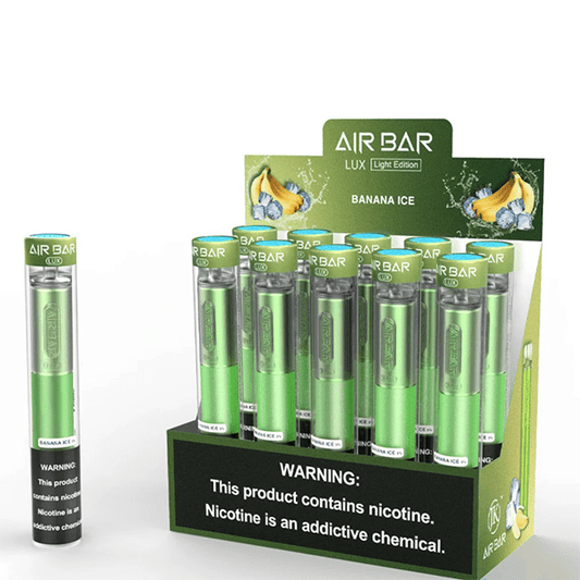 Air Bar Lux Disposable 1000 Puffs 2.7mL Banana Ice with Packaging