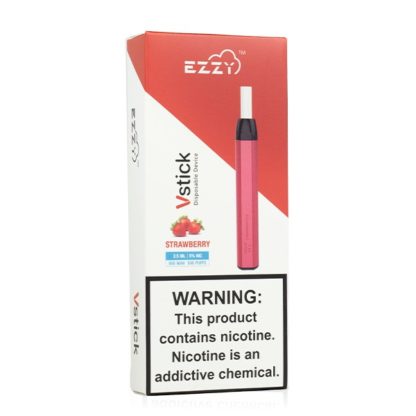 EZZY Vstick Disposable E-Cigs Strawberry Packaging