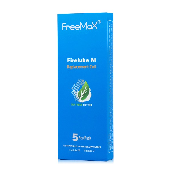 FreeMax Fireluke Mesh Replacement Coils Pack of 5 with packaging 