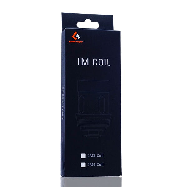 GeekVape IM & Super Mesh Coils Im4 0.15ohm 5-Pack with packaging