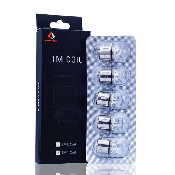 GeekVape IM & Super Mesh Coils Im4 0.15ohm 5-Pack with packaging