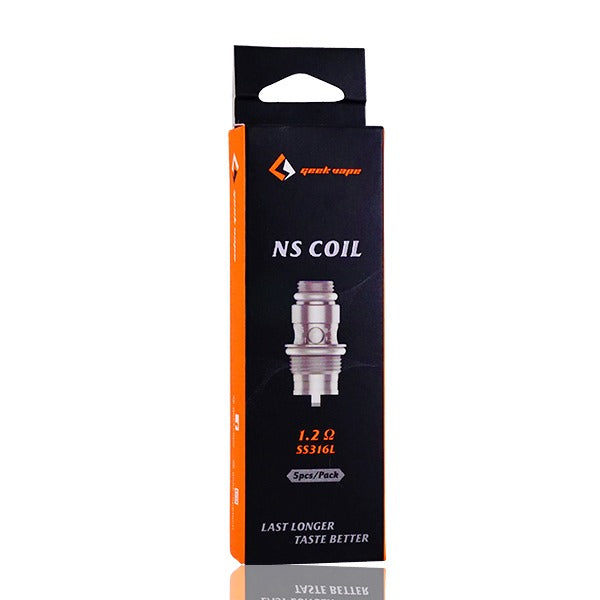 GeekVape Frenzy NS Coils SS316L 1.2OHM  5-Pack with packaging