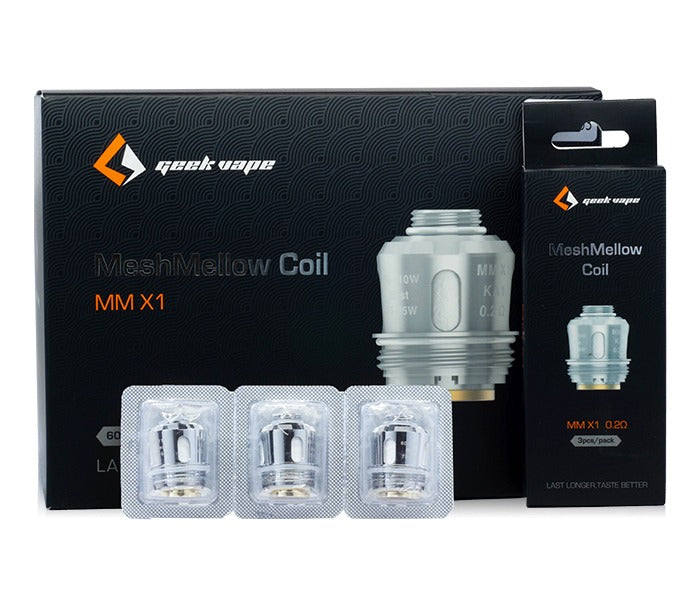 GeekVape MeshMellow MM Coils 0.2ohm 3-Pack with packaging