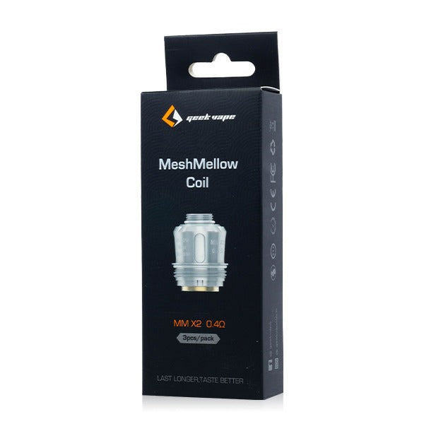 GeekVape MeshMellow MM Coils 0.4ohm 3-Pack packaging only