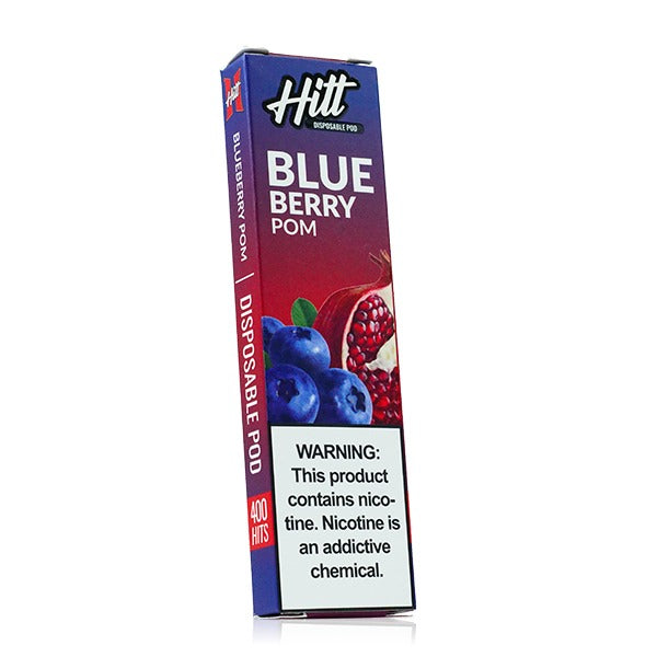 Hitt Go Disposable E-Cigs Blueberry Pomegranate Packaging