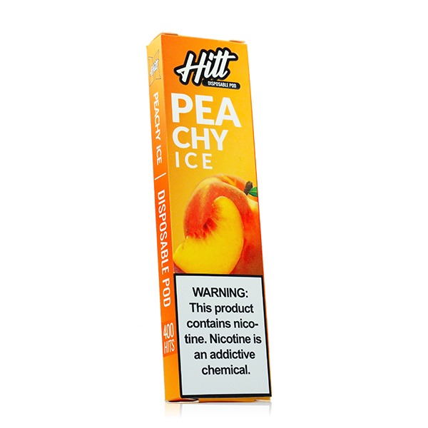 Hitt Go Disposable E-Cigs Peachy Ice Packaging
