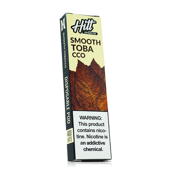 Hitt Go Disposable E-Cigs Smooth Tobacco Packaging