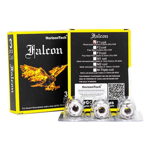 HorizonTech Falcon Coils  F1 0.2 ohm 3-Pack with packaging