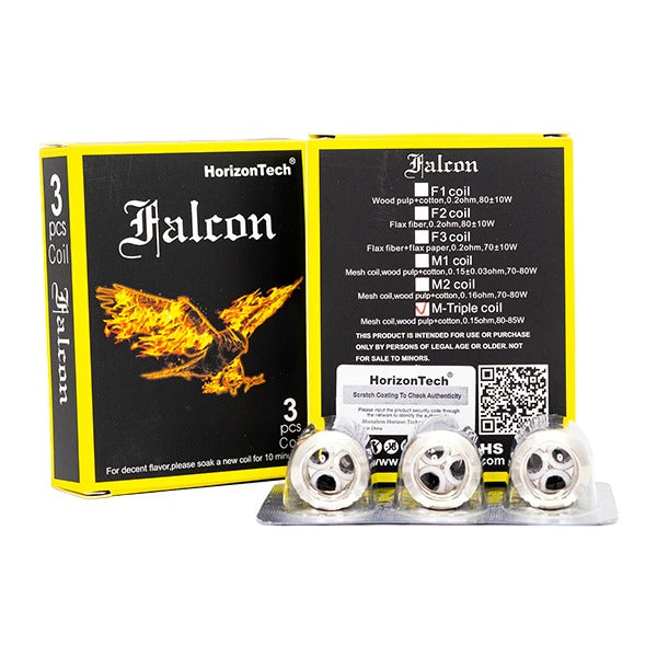 HorizonTech Falcon Coils M3 0.15ohm 3-Pack with packaging