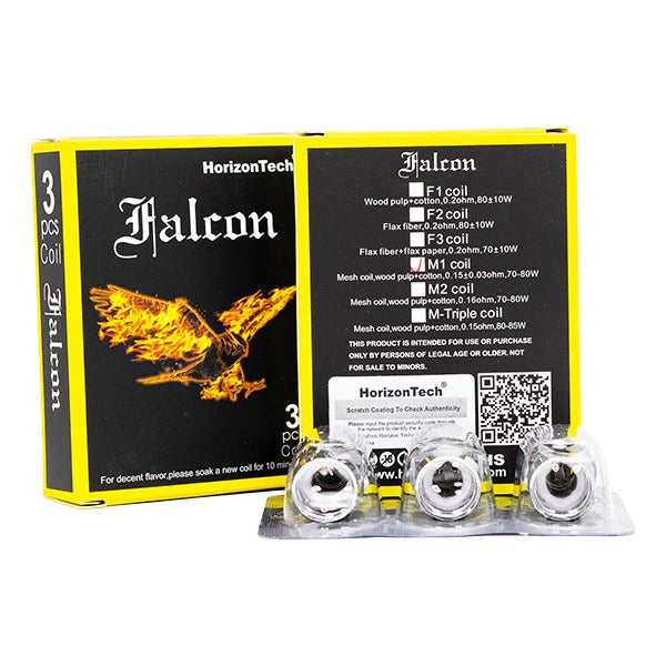 HorizonTech Falcon Coils M1 0.15ohm 3-Pack with packaging