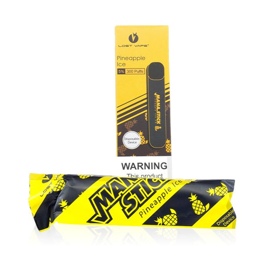 Lost Vape Mana Stick Disposable Ecigs - 300 Puff Pineapple Ice packaging
