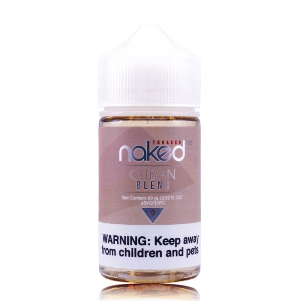 Cuban Blend by Naked 100 Series 60mL PMTA Submitted Bottle