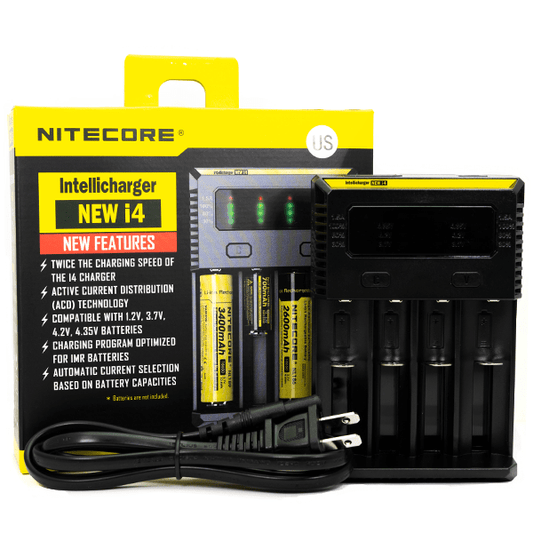 Nitecore NEW Intellicharger i4 Smart Charger with packaging