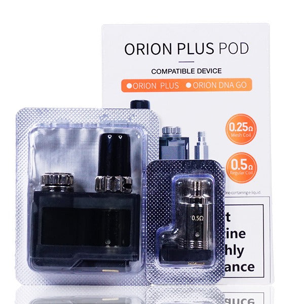 Lost Vape Orion Plus Pod Set 1 Pod + 2 Coils with packaging