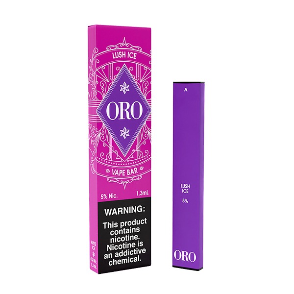 ORO Disposable | 300 Puffs | 1.3mL Lush Ice with Packaging