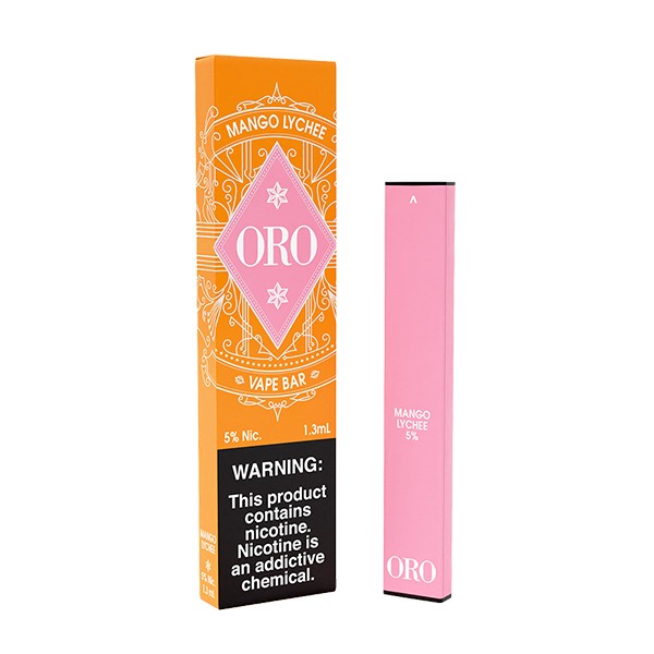 ORO Disposable | 300 Puffs | 1.3mL Mango Lychee with Packaging