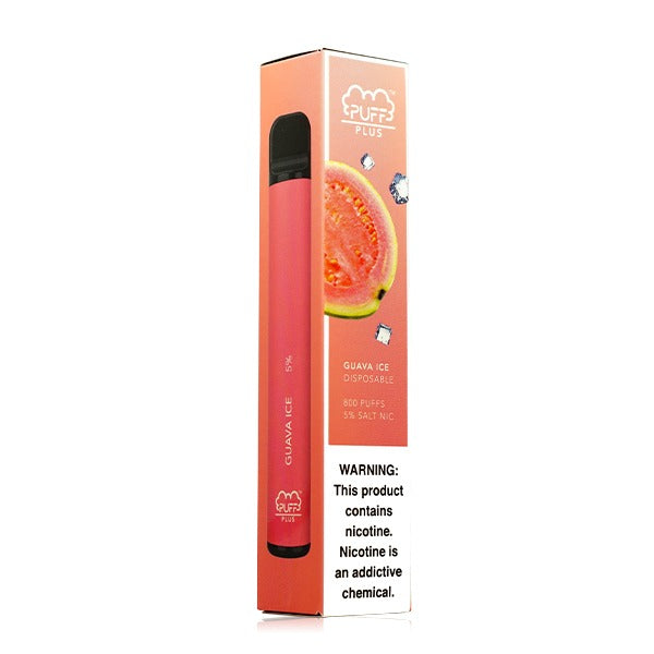 Puff PLUS Disposable E-Cig (Individual) Guava Ice packaging