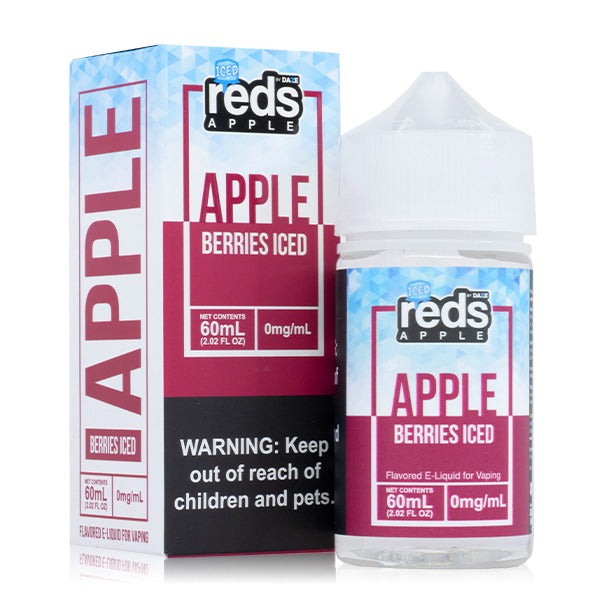 Berries Iced by Reds Apple Series 60mL 0mg with Packaging