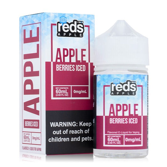 Berries Iced by Reds Apple Series 60mL 0mg with Packaging