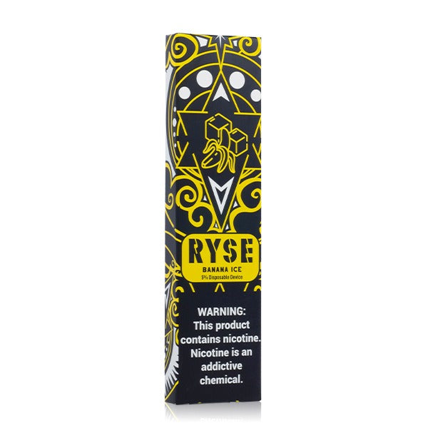 Ryse Disposable | 400 Puffs | 1.3mL Banana Ice packaging