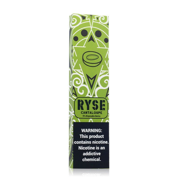 Ryse Disposable | 400 Puffs | 1.3mL Cantaloupe packaging
