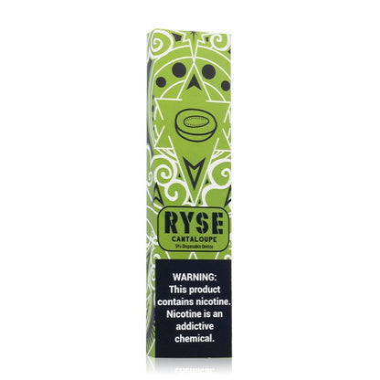 Ryse Disposable | 400 Puffs | 1.3mL Cantaloupe packaging
