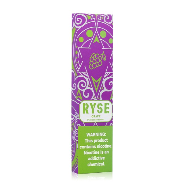 Ryse Disposable | 400 Puffs | 1.3mL Grape packaging