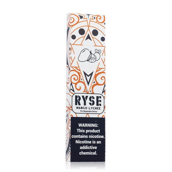 Ryse Disposable | 400 Puffs | 1.3mL mango Lychee packaging