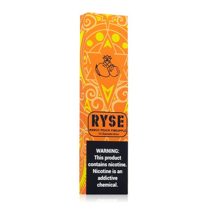 Ryse Disposable | 400 Puffs | 1.3mL Mango Peach Pineapple packaging