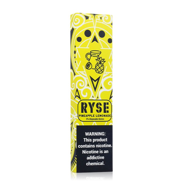Ryse Disposable | 400 Puffs | 1.3mL Pineapple Lemonade packaging