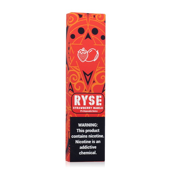 Ryse Disposable | 400 Puffs | 1.3mL Strawberry Mango packaging