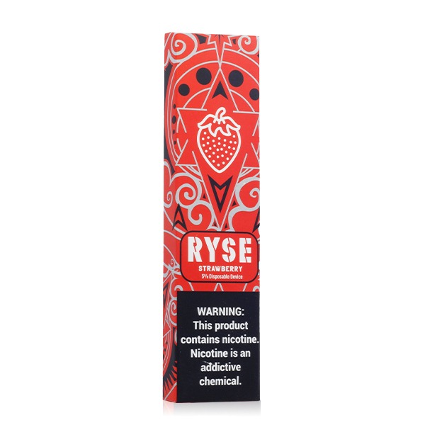 Ryse Disposable | 400 Puffs | 1.3mL Strawberry packaging