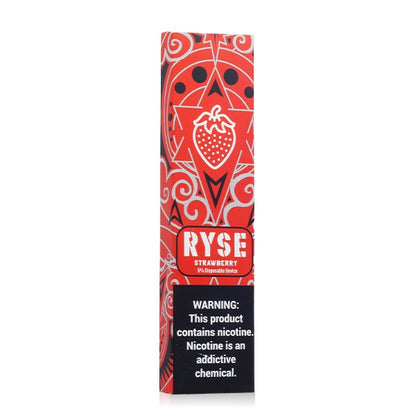 Ryse Disposable | 400 Puffs | 1.3mL Strawberry packaging