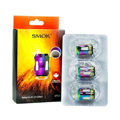 SMOK TFV8 Baby V2 Coils A197-color) 3-Pack with packaging