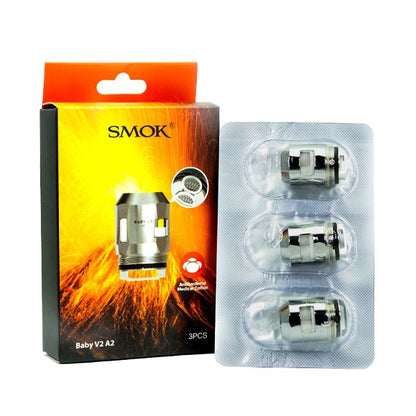 SMOK TFV8 Baby V2 Coils A2 3-Pack with packaging