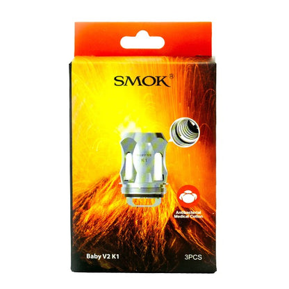 SMOK TFV8 Baby V2 Coils K1 3-Pack with packaging