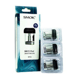  SMOK Mico Pods (3-Pack) Mesh 0.8ohm with packaging