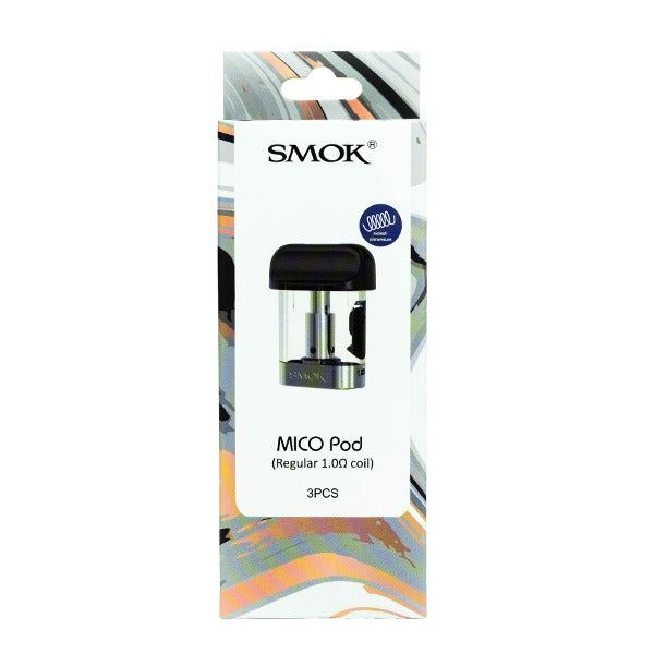 SMOK Mico Pods (3-Pack Regular 1.0ohm packaging