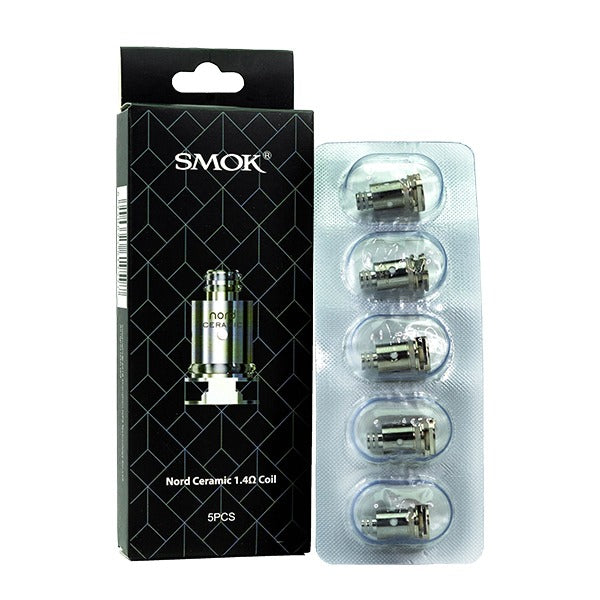 SMOK Nord Coils ceramic 1.4ohm (5-Pack) with packaging