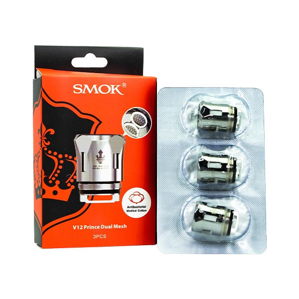 SMOK TFV12 Prince Coils Dual Mesh 0.2ohm  3-Pack  with packaging