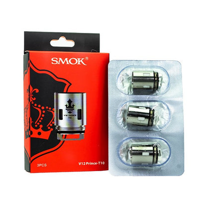 SMOK TFV12 Prince Coils T10 0.15ohm  3-Pack  with packaging