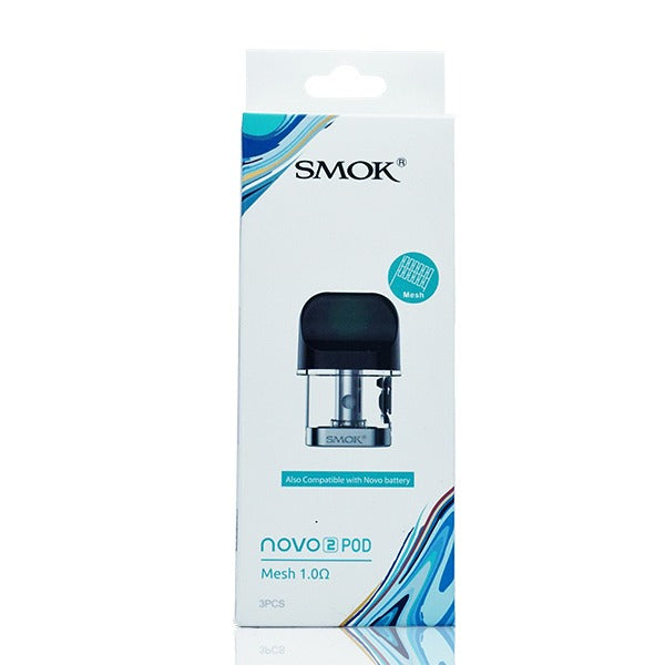 SMOK Novo 2 / 2s Pods 3-Pack Mesh 1.0Ohm Packaging