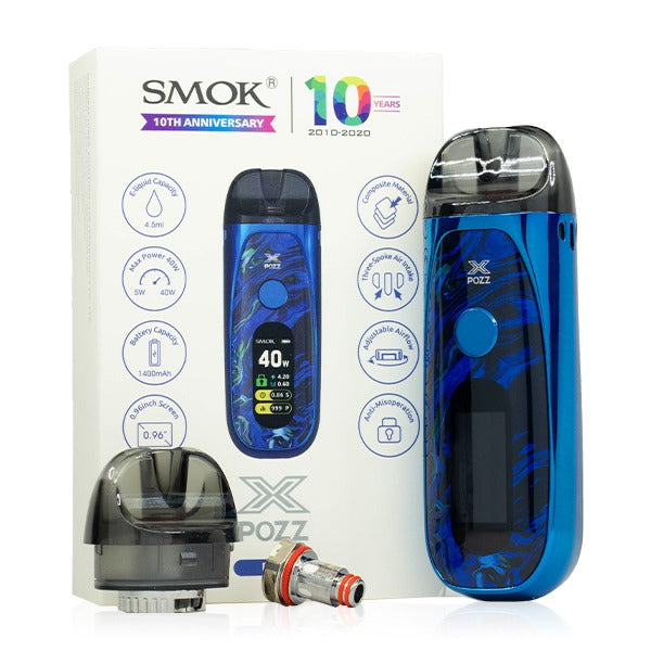 SMOK Pozz X Kit 40w with packaging and parts